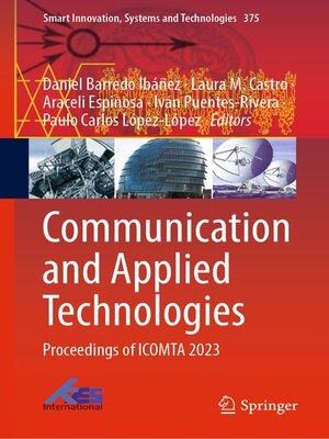 cover image of Communication and Applied Technologies